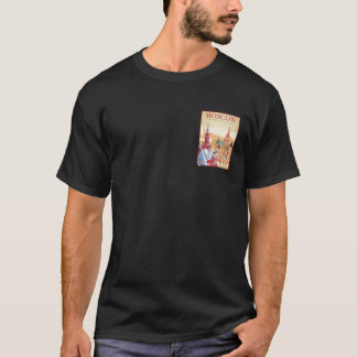 T-shirt Affiche de voyage Moscou Russie