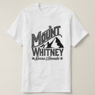 T-shirt Affiche de voyage Mount Whitney Sierra Nevada
