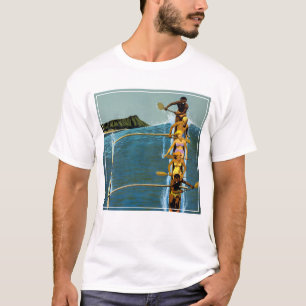 T-shirt Affiche De Voyage Pour United Air Lines Vers Hawai