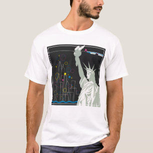 T-shirt Affiche De Voyage Pour Vol Northwest Airlines