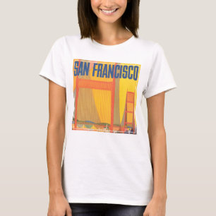T-shirt Affiche De Voyage Pour Vol Twa À San Francisco