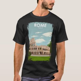 T-shirt Affiche de voyage Rome Italie