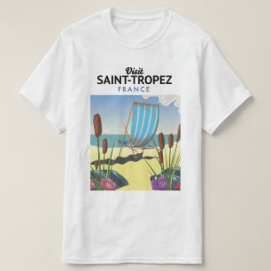 T-shirt Affiche de voyage Saint-Tropez France