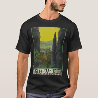 T-shirt Affiche de voyage vintage d'Echternach