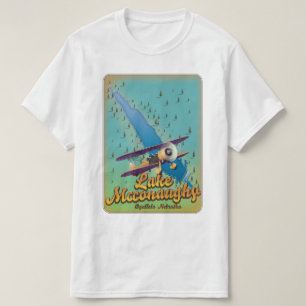 T-shirt affiche de voyage vintage lake mcconaughy.