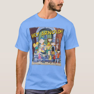 T-shirt Affiche drôle de groupe d'amis Hey Arnold