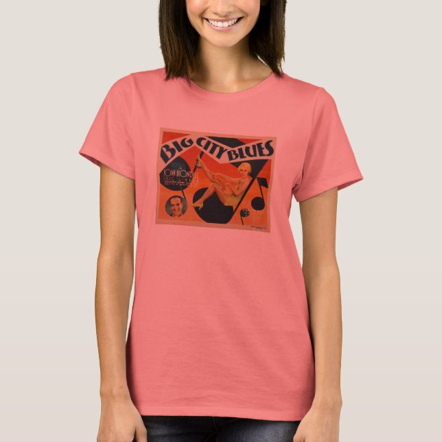 T-shirt Affiche du film en couleur Joan Blondell 1932 (Devant)