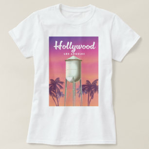 T-shirt Affiche Hollywood Los Angeles Travel