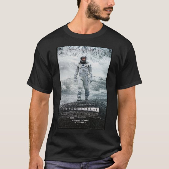 T-shirt Affiche INTERSTELLAR (Devant)