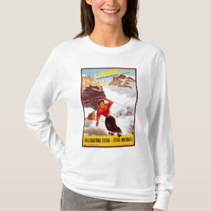 T-shirt Affiche italienne vintage de voyage de Limone