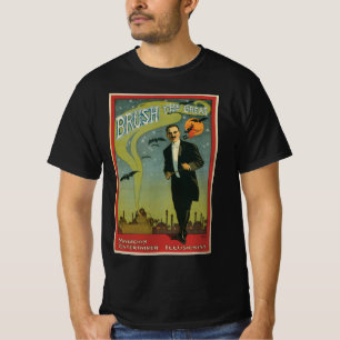 T-shirt Affiche Magique Vintage, Brush le Grand Magicien