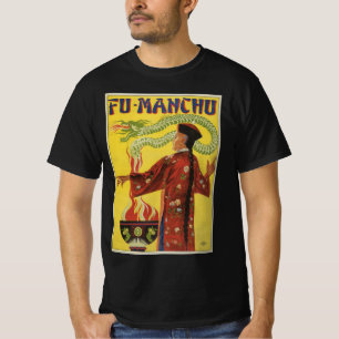 T-shirt Affiche Magique Vintage, Magicien Fu-Manchu