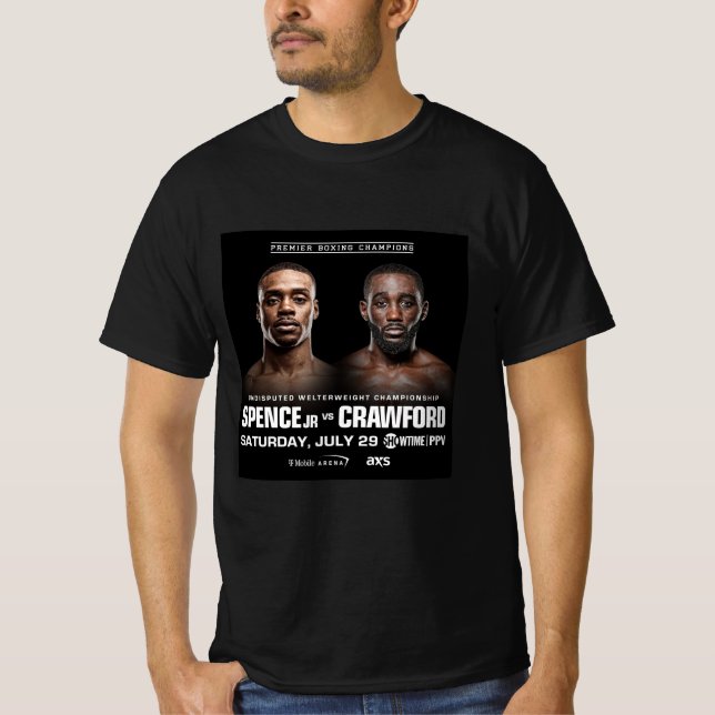 T-shirt Affiche officielle Spence vs Crawford (Devant)