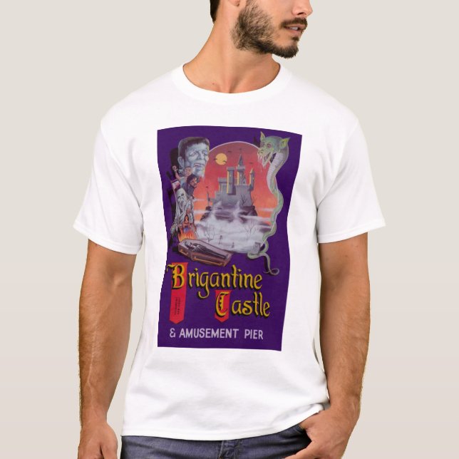 T-shirt Affiche originale de château de brigantin (Devant)
