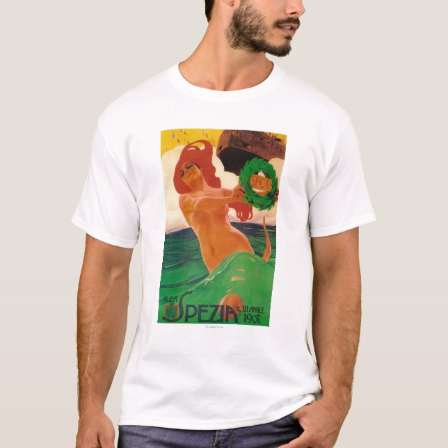 T-shirt Affiche promotionnelle d'Alla Spezia (Devant)