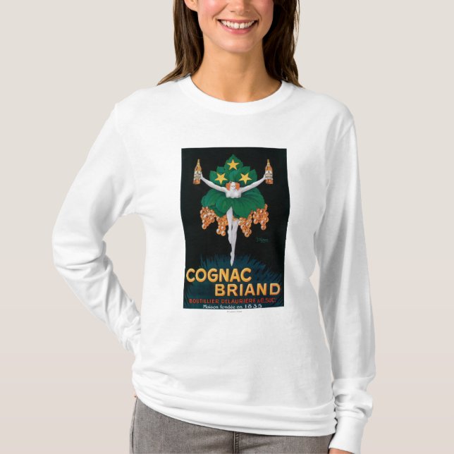 T-shirt Affiche promotionnelle de Briand de cognac (Devant)