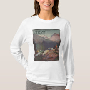 T-shirt Affiche promotionnelle de chemin de fer du