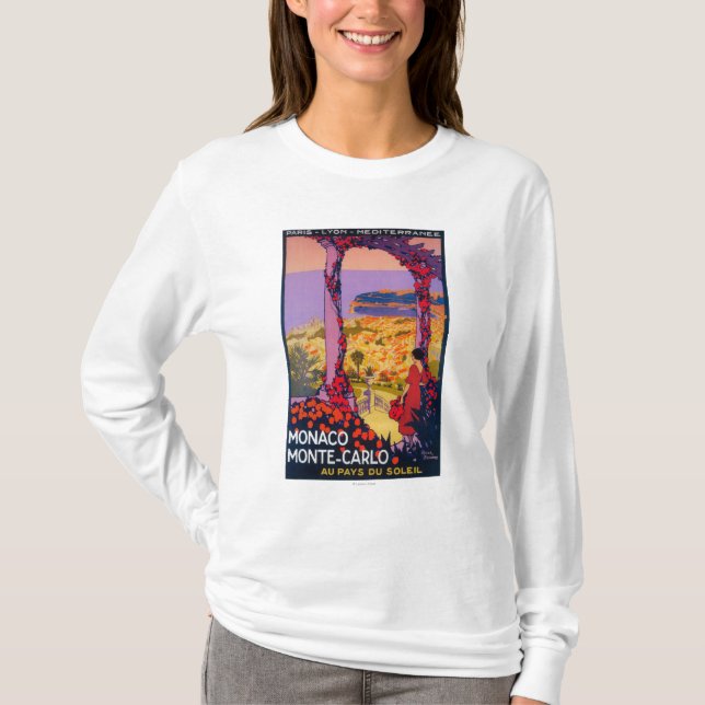 T-shirt Affiche promotionnelle de voyage (Devant)