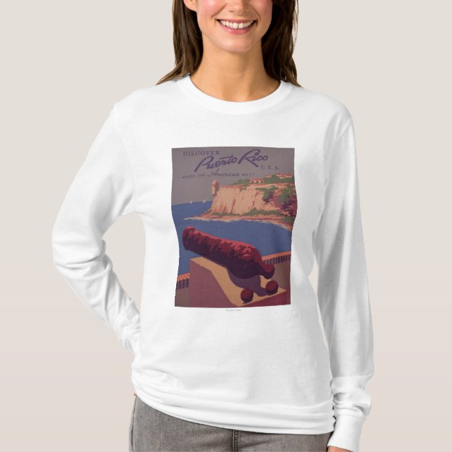 T-shirt Affiche promotionnelle pour les voyages 2 (Devant)