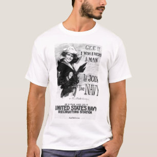 T-shirt Affiche recruteuse de marine