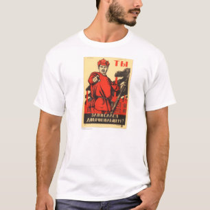 T-shirt Affiche soviétique de propagande