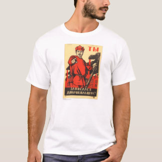 T-shirt Affiche soviétique de propagande