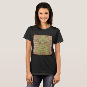 T-shirt Affiche sur les sentiments de la maladie de Lyme,