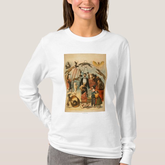 T-shirt Affiche théâtrale qualifiée d'acte de chien (Devant)