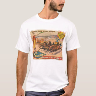 T-shirt Affiche vintage De Cirque D'Une Course Chariot Rom