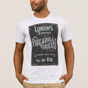 T-shirt Affiche vintage Piccadilly Circus Londres