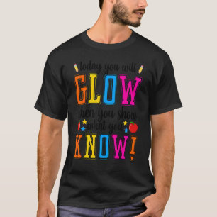 T-shirt Afficher Ce Que Vous Connaissez Examen Test Jour É