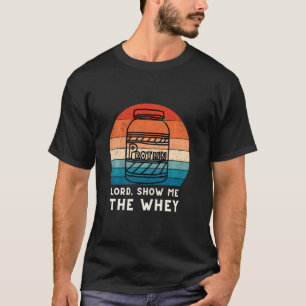 T-shirt Afficher La Poudre De Protéine Du Jouet