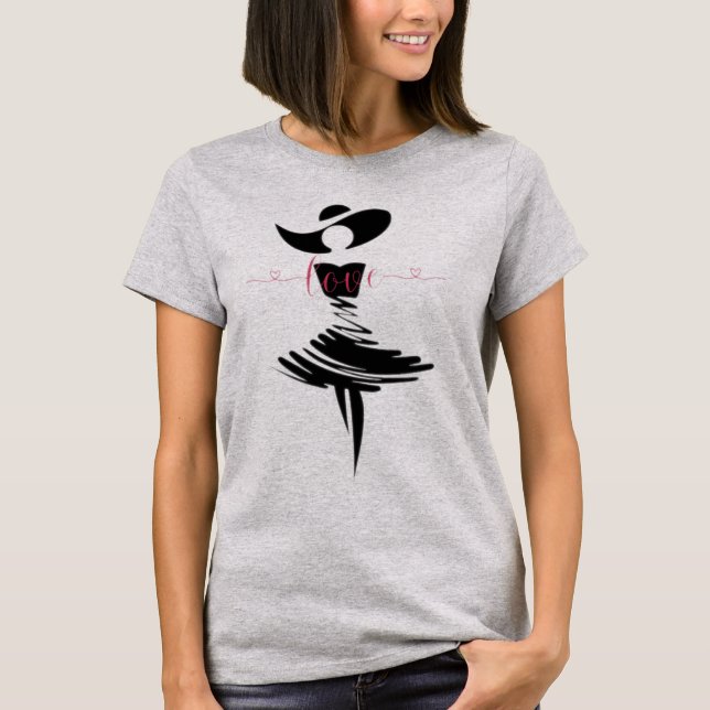 T-shirt Afficher l'amour (Devant)