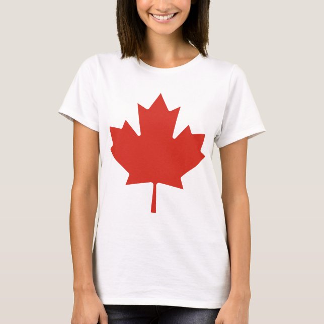 T-shirt Afficher vos couleurs - Canada (Devant)
