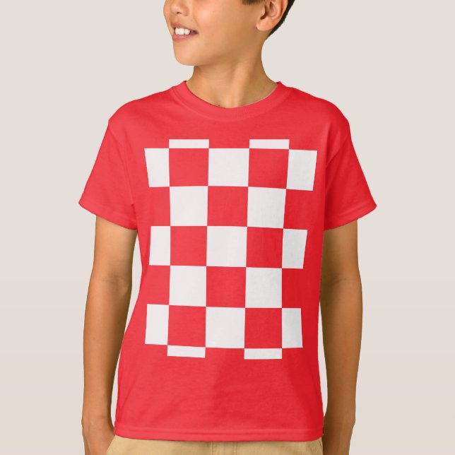 T-shirt Afficher vos couleurs - Croatie (Devant)