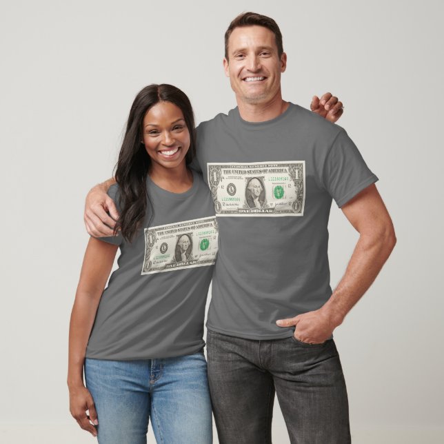 T-shirt Afficher vos couleurs - Dollar US (Unisexe)