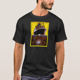 T-shirt Affiches de Vintage voyage : Revêtement d'océan 