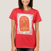 T-shirt Affirmation en floraison