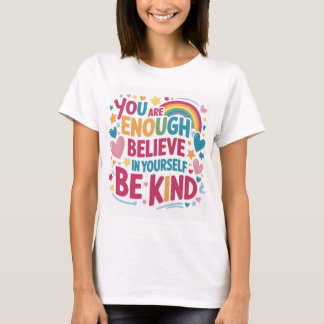 T-shirt Affirmations positives et autonomisation - enfants
