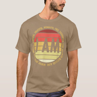 T-shirt Affirmations positives rétro Bourses en santé ment
