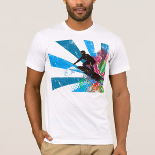 T-shirt affligé de paradis de surfer