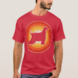 T-shirt Afghan Hound Sunset Retro pour Hommes Femmes Garço