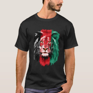 T-shirt Afghanistan - Drapeau Lion Libre Afghanistan