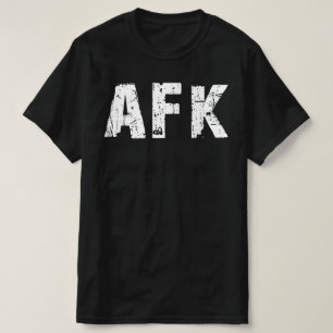 T-shirt afk gamer drôle