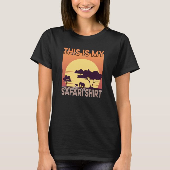 T-shirt Africa Adventure This Is My Safari (Devant)
