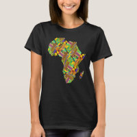 Africa Love African Land Map Fierté Histoire noire