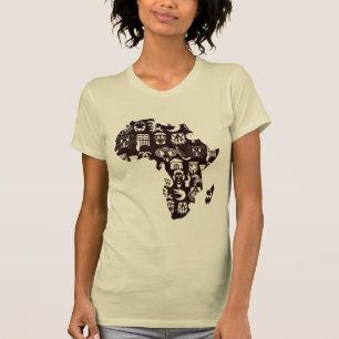 T-shirt Africa map