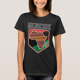 T-shirt Africa Map Kente Black Pride African American Afro