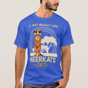 T-shirt Africa Savanna Animal Zoo Keeper Meerkat