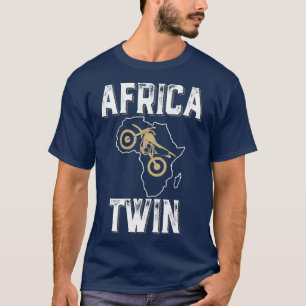 T-shirt AFRICA TWIN trail riding rally motorcycle